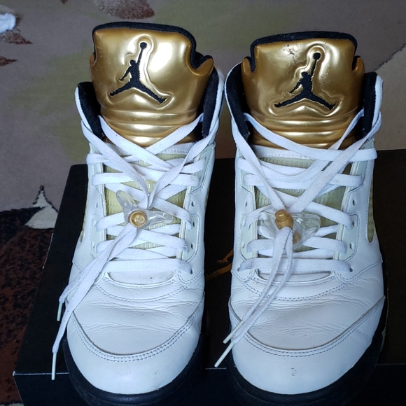 Air Jordan 5 Olympic Gold - Picture 4 of 8